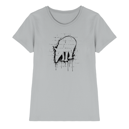 Urban Street Art Tapir Silhouette - Ladies Premium Shirt