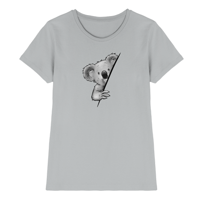 Koala Bär Illustration - Ladies Premium Shirt