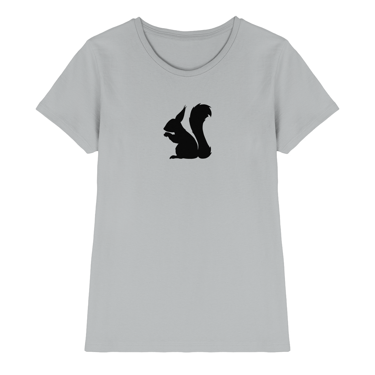 Eichhörnchen Silhouette - Ladies Premium Shirt