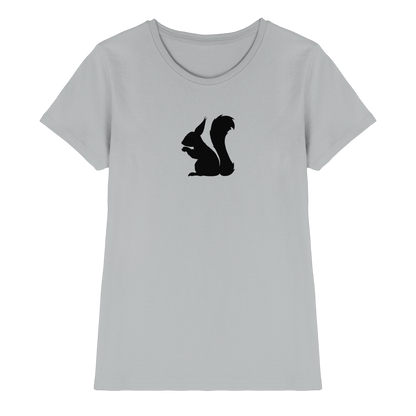 Eichhörnchen Silhouette - Ladies Premium Shirt