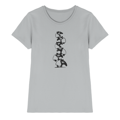 Lustiger Haufen aus Schabracken-Tapiren - Ladies Premium Shirt