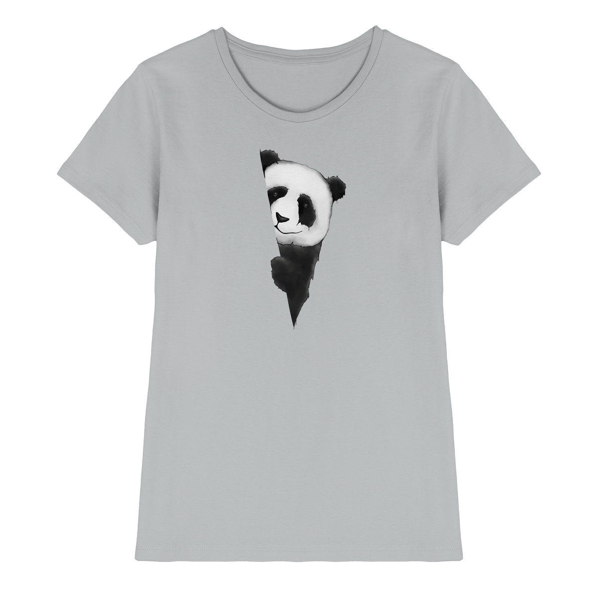 Panda Bär Illustration - Ladies Premium Shirt