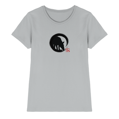 Zen Tapir im japanischen Enso Kreis - Ladies Premium Shirt