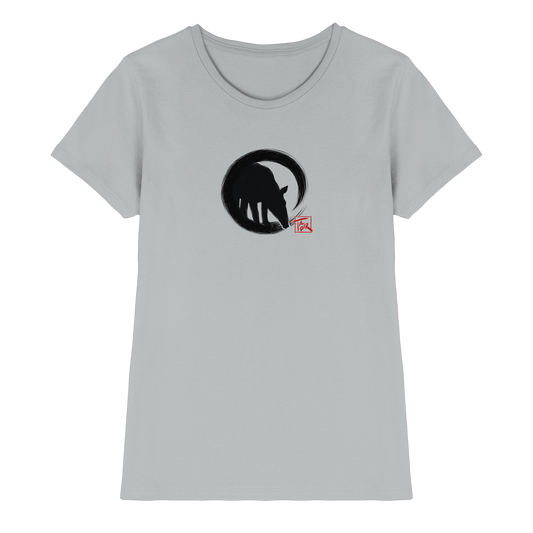 Zen Tapir im japanischen Enso Kreis - Ladies Premium Shirt