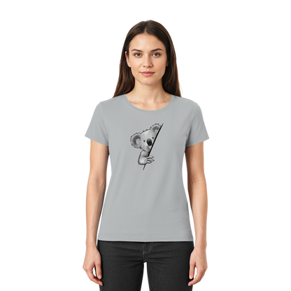 Koala Bär Illustration - Ladies Premium Shirt