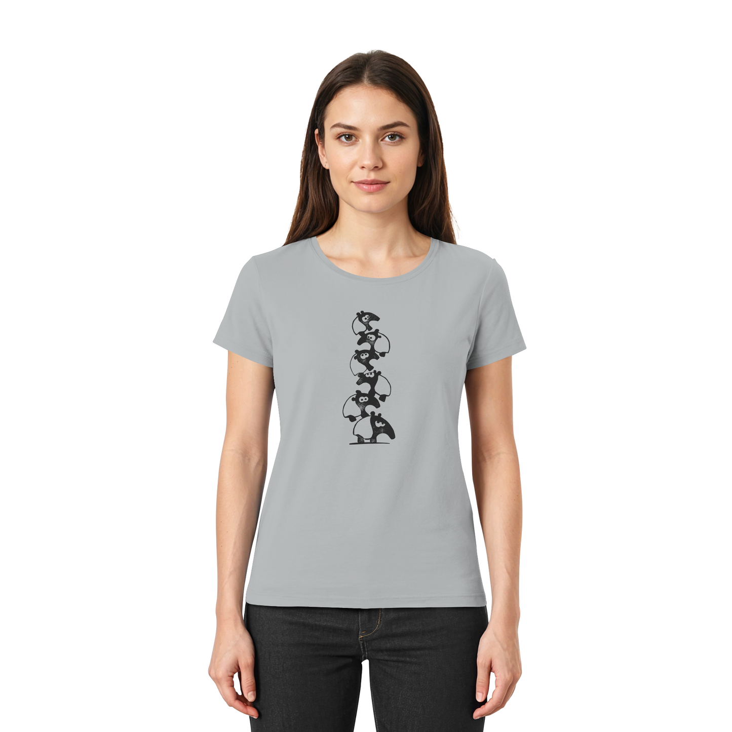 Lustiger Haufen aus Schabracken-Tapiren - Ladies Premium Shirt