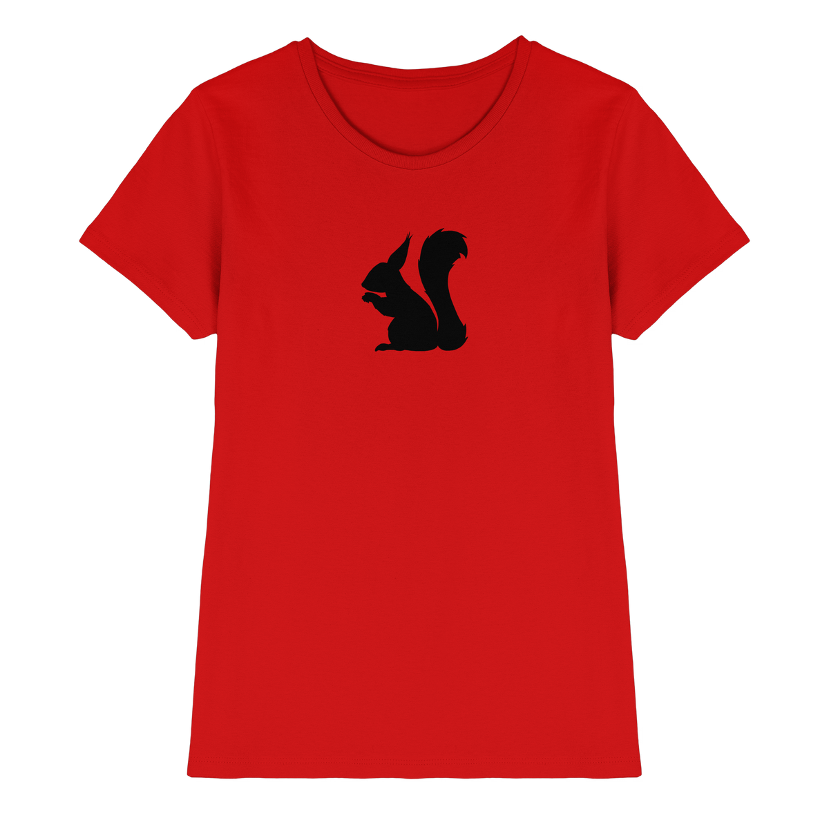 Eichhörnchen Silhouette - Ladies Premium Shirt