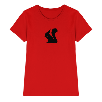 Eichhörnchen Silhouette - Ladies Premium Shirt