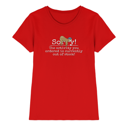 No-Activity Faultier - Ladies Premium Shirt