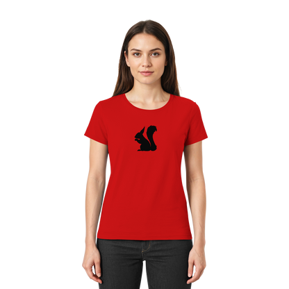 Eichhörnchen Silhouette - Ladies Premium Shirt