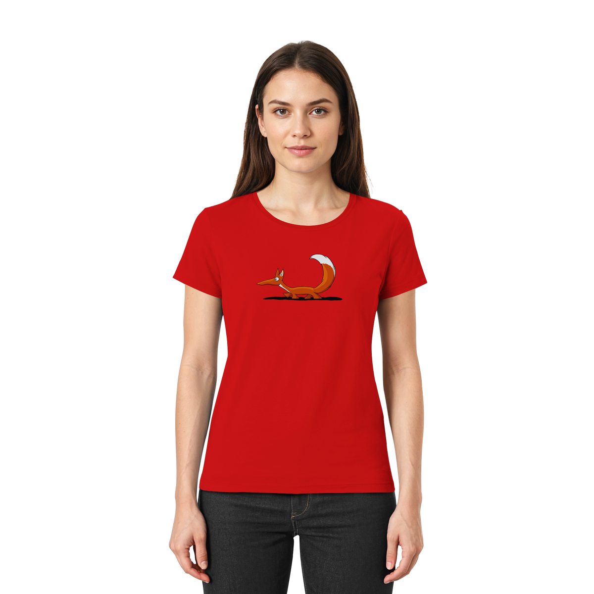 Lässiger cooler Fuchs | Mr. Fox, der Schleicher - Ladies Premium Shirt