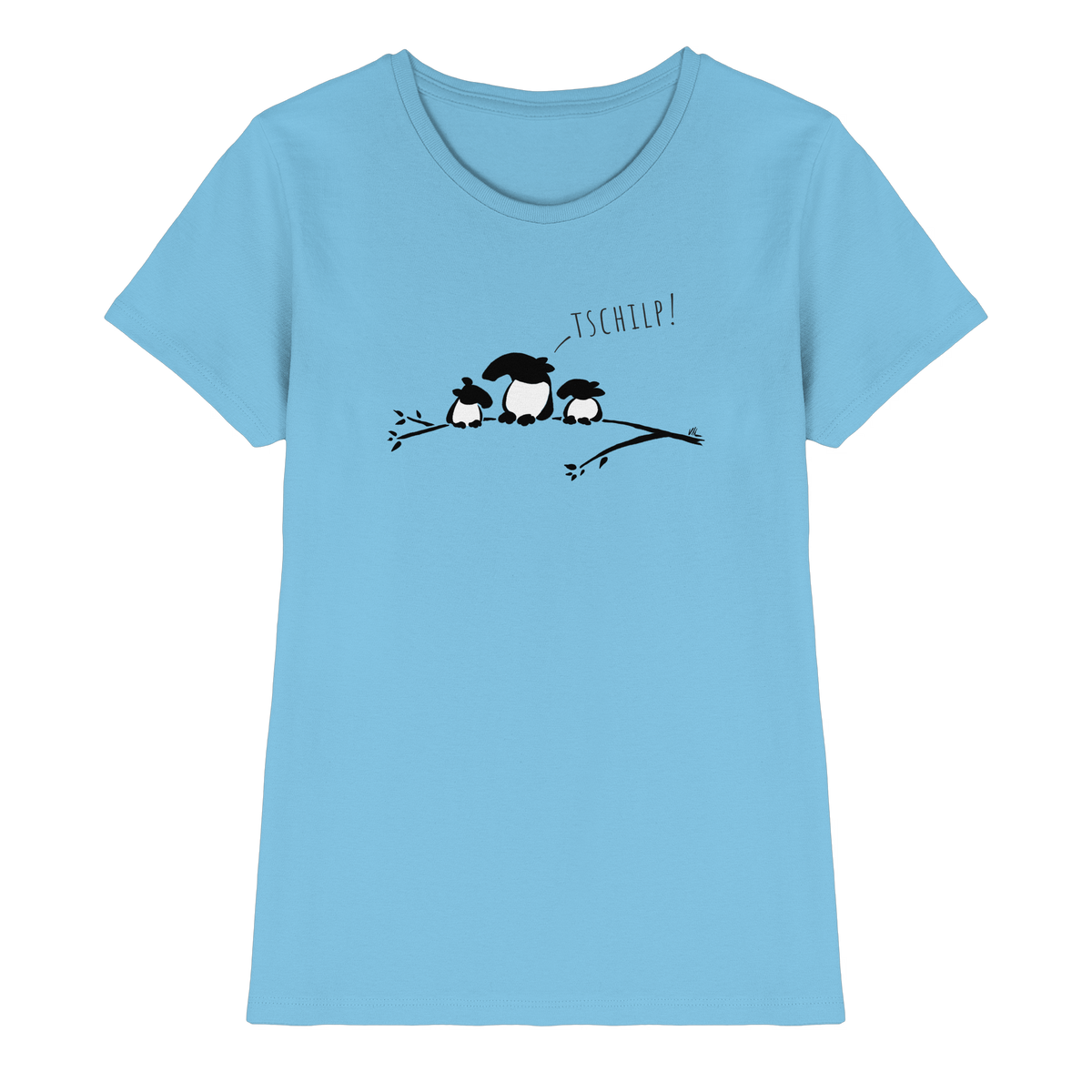 Drei kleine Tapir-Vögel - Ladies Premium Shirt