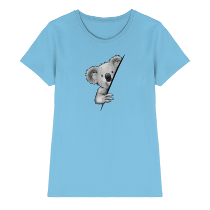 Koala Bär Illustration - Ladies Premium Shirt