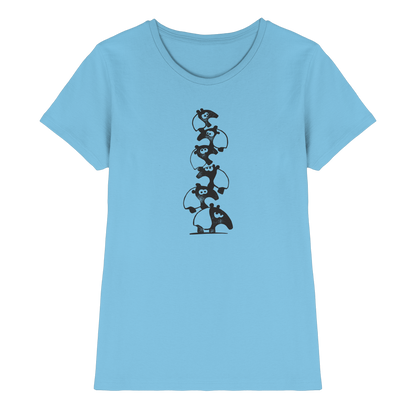 Lustiger Haufen aus Schabracken-Tapiren - Ladies Premium Shirt