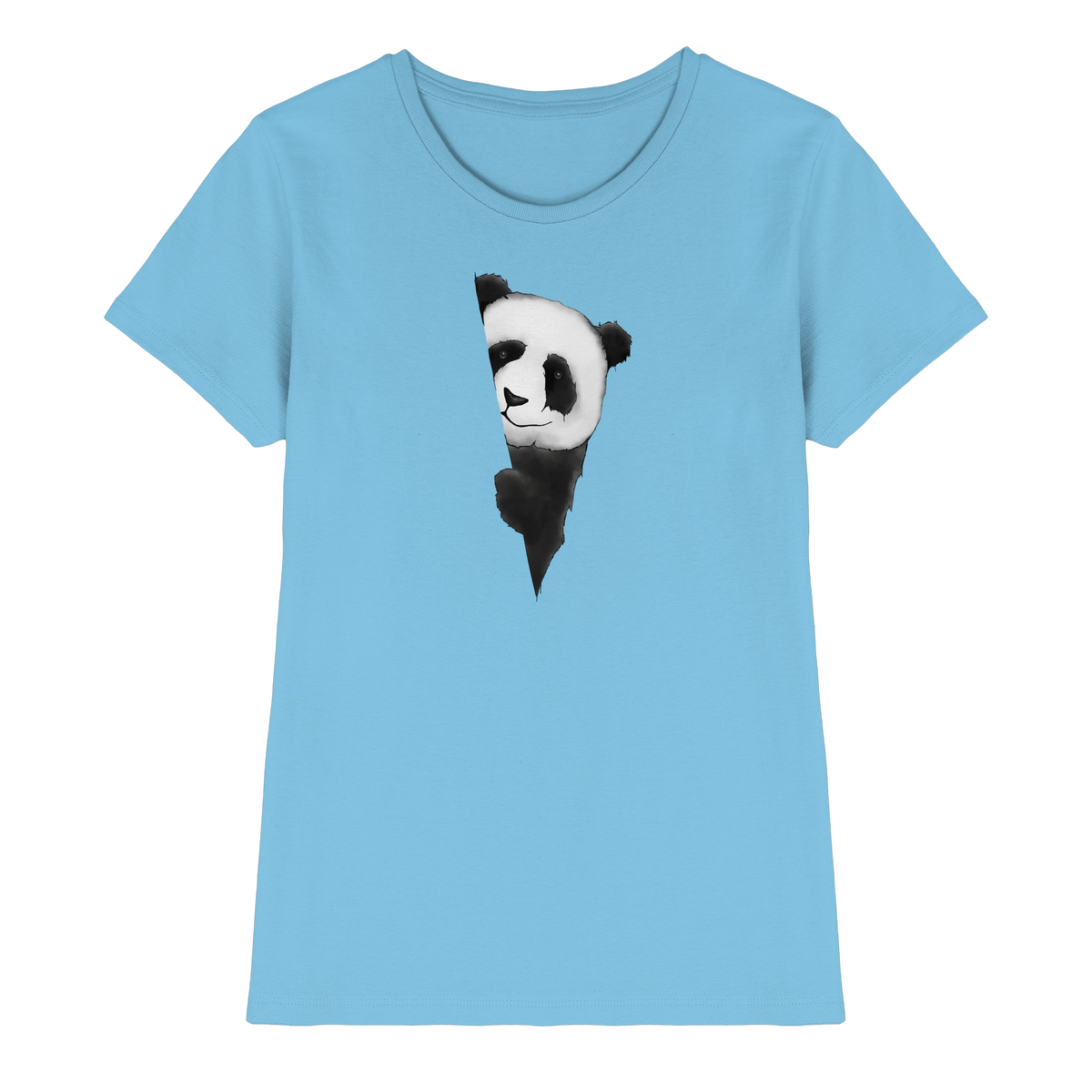 Panda Bär Illustration - Ladies Premium Shirt