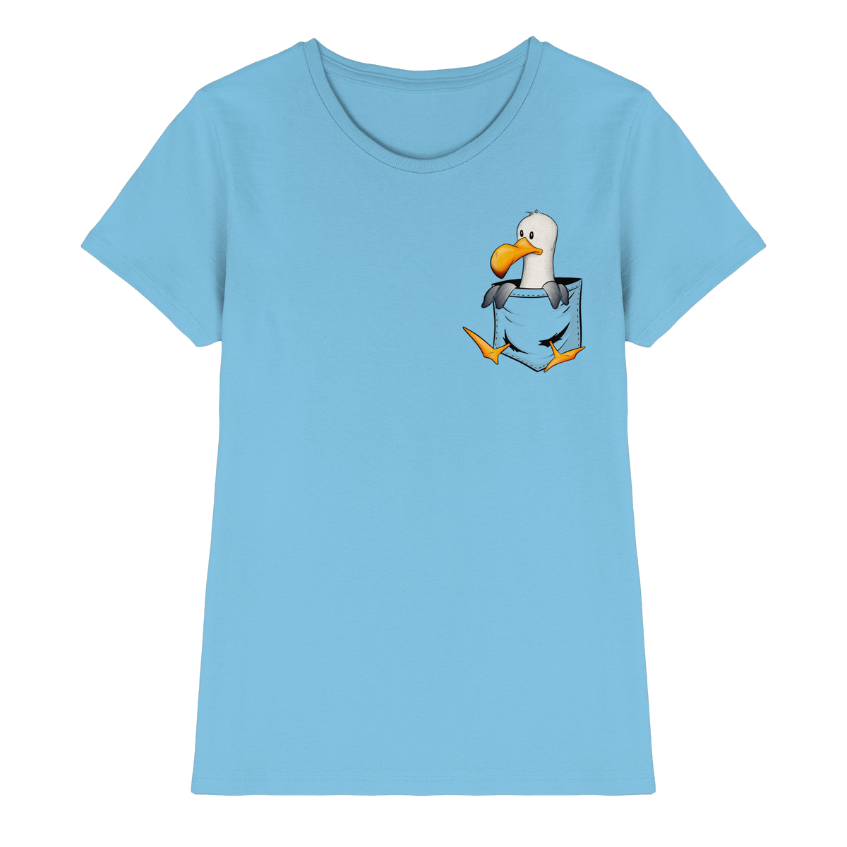 Kleine Möwe In Deiner Tasche - Ladies Premium Shirt