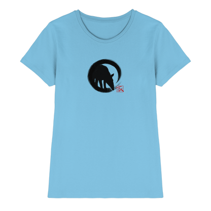 Zen Tapir im japanischen Enso Kreis - Ladies Premium Shirt