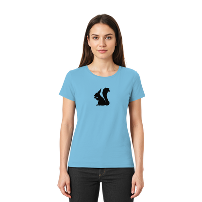 Eichhörnchen Silhouette - Ladies Premium Shirt