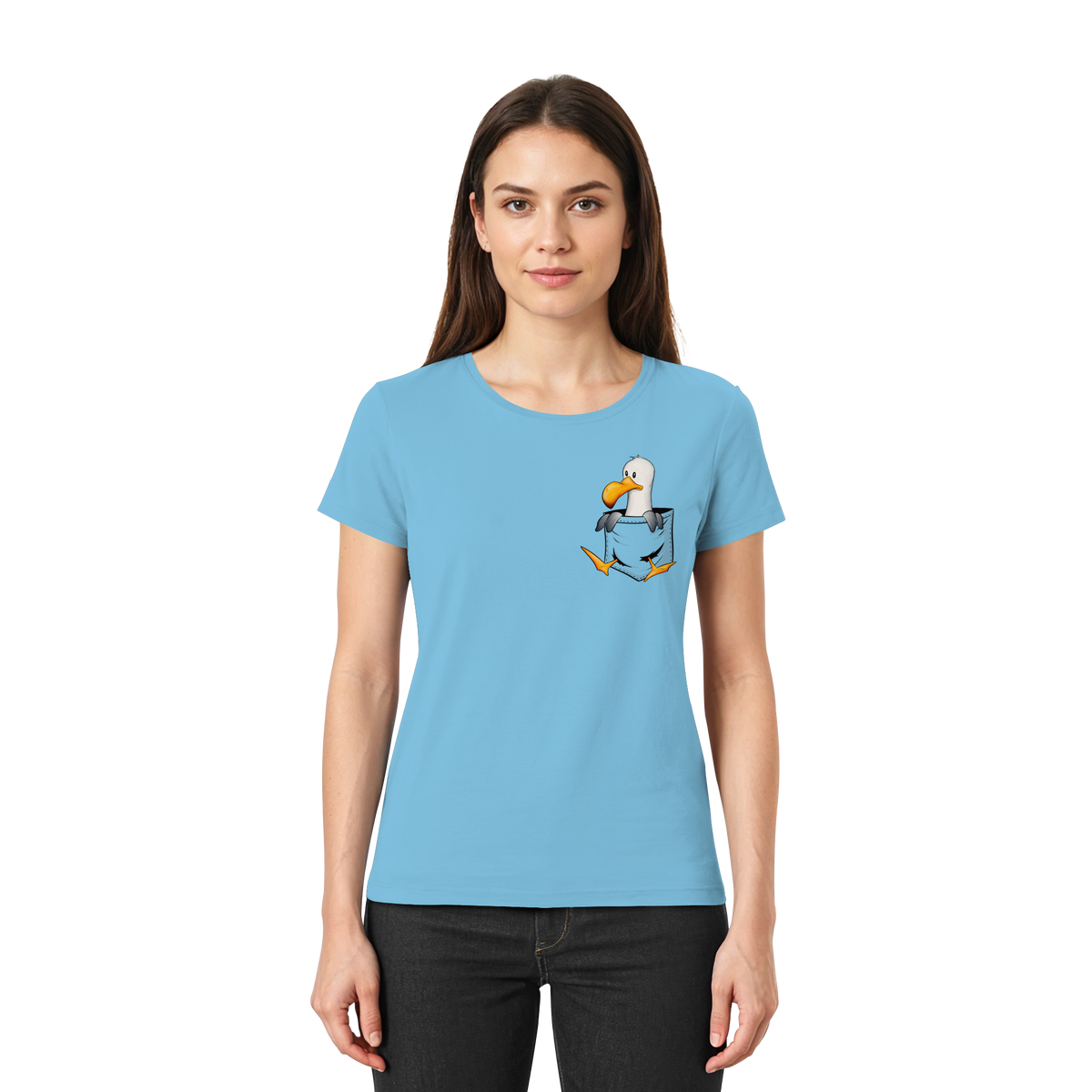 Kleine Möwe In Deiner Tasche - Ladies Premium Shirt