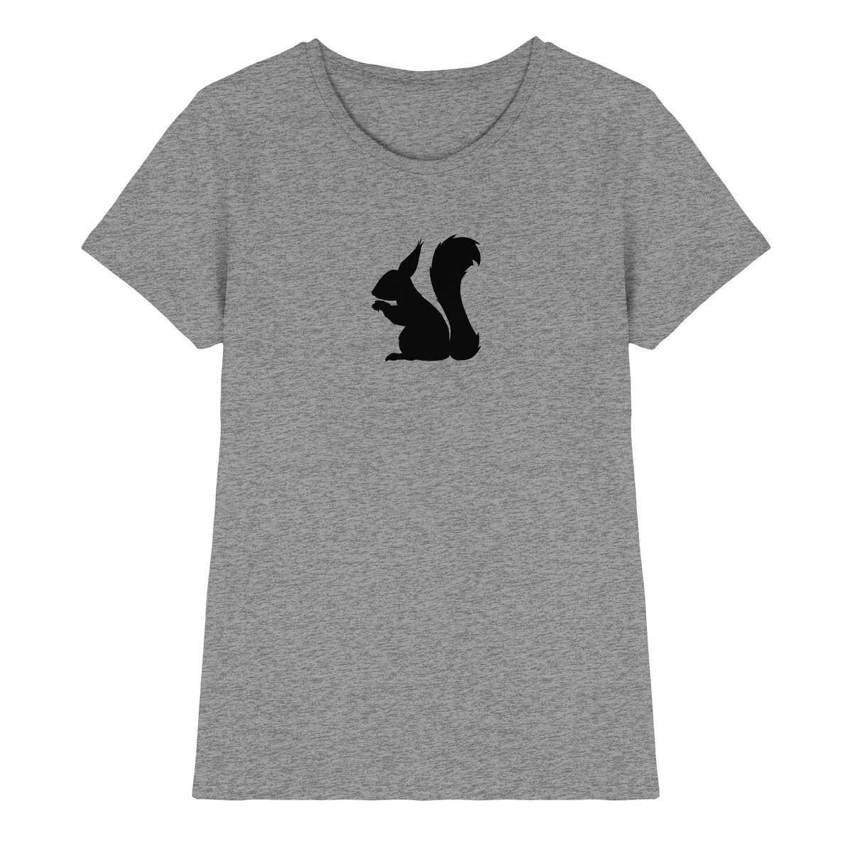 Eichhörnchen Silhouette - Ladies Premium Shirt