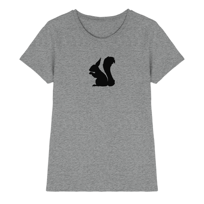 Eichhörnchen Silhouette - Ladies Premium Shirt