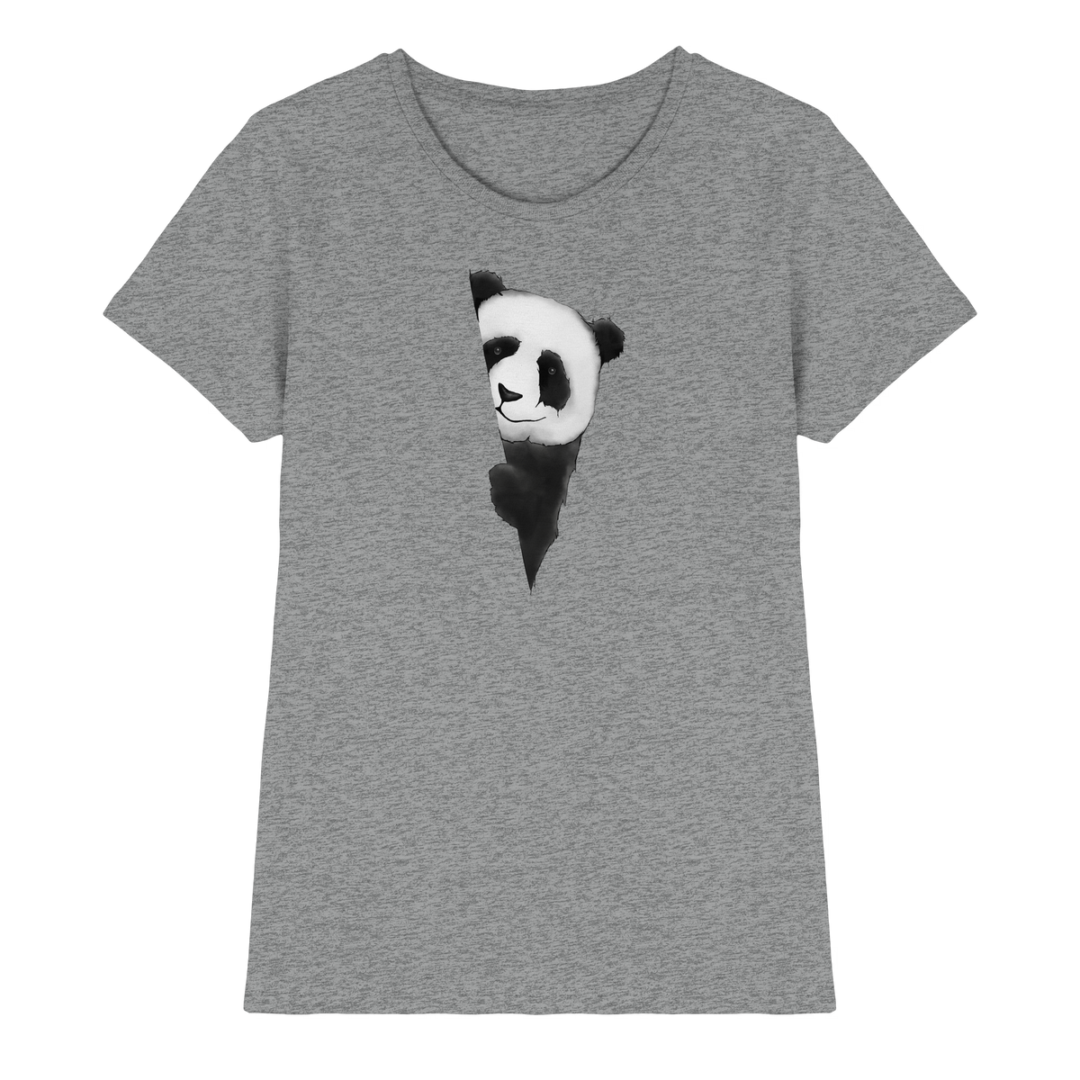 Panda Bär Illustration - Ladies Premium Shirt