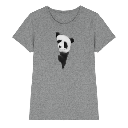 Panda Bär Illustration - Ladies Premium Shirt