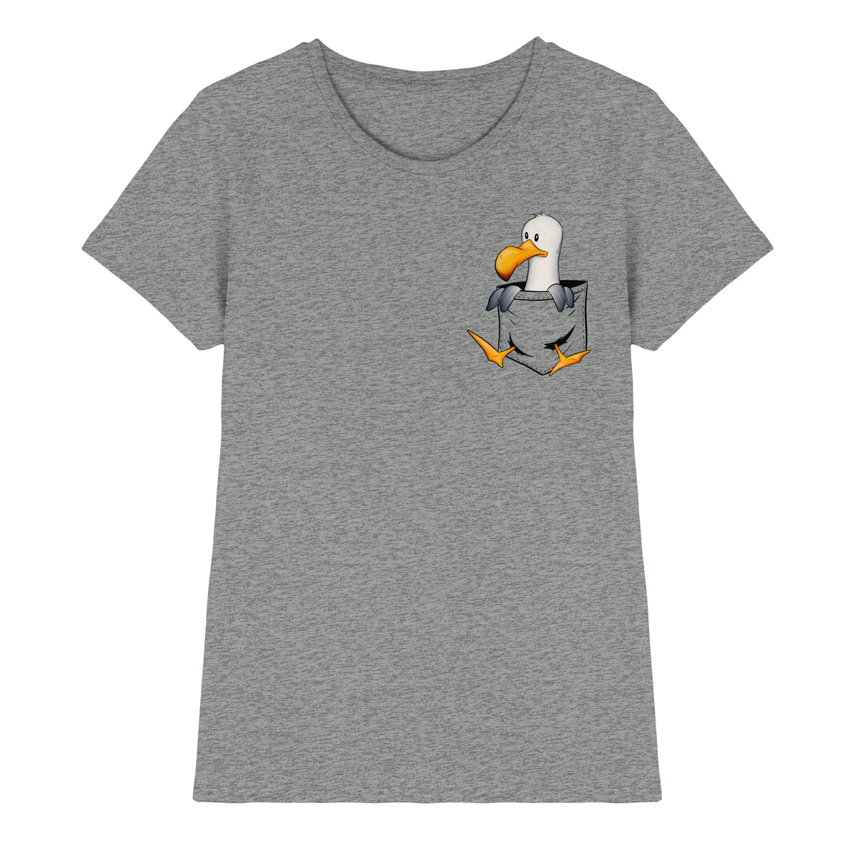 Kleine Möwe In Deiner Tasche - Ladies Premium Shirt
