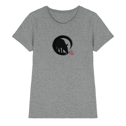 Zen Tapir im japanischen Enso Kreis - Ladies Premium Shirt
