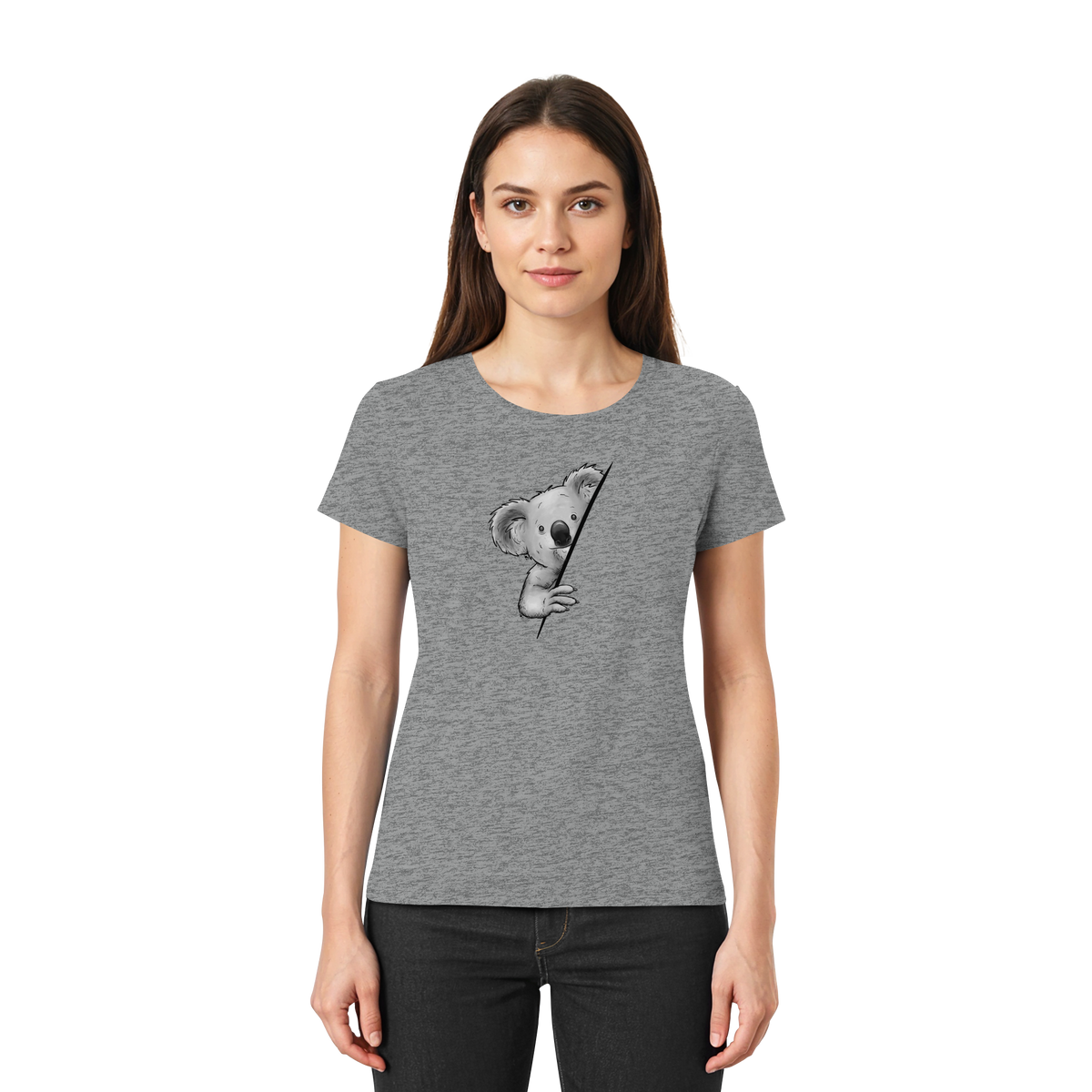 Koala Bär Illustration - Ladies Premium Shirt