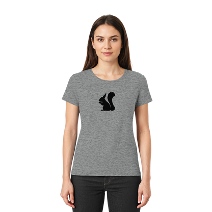 Eichhörnchen Silhouette - Ladies Premium Shirt
