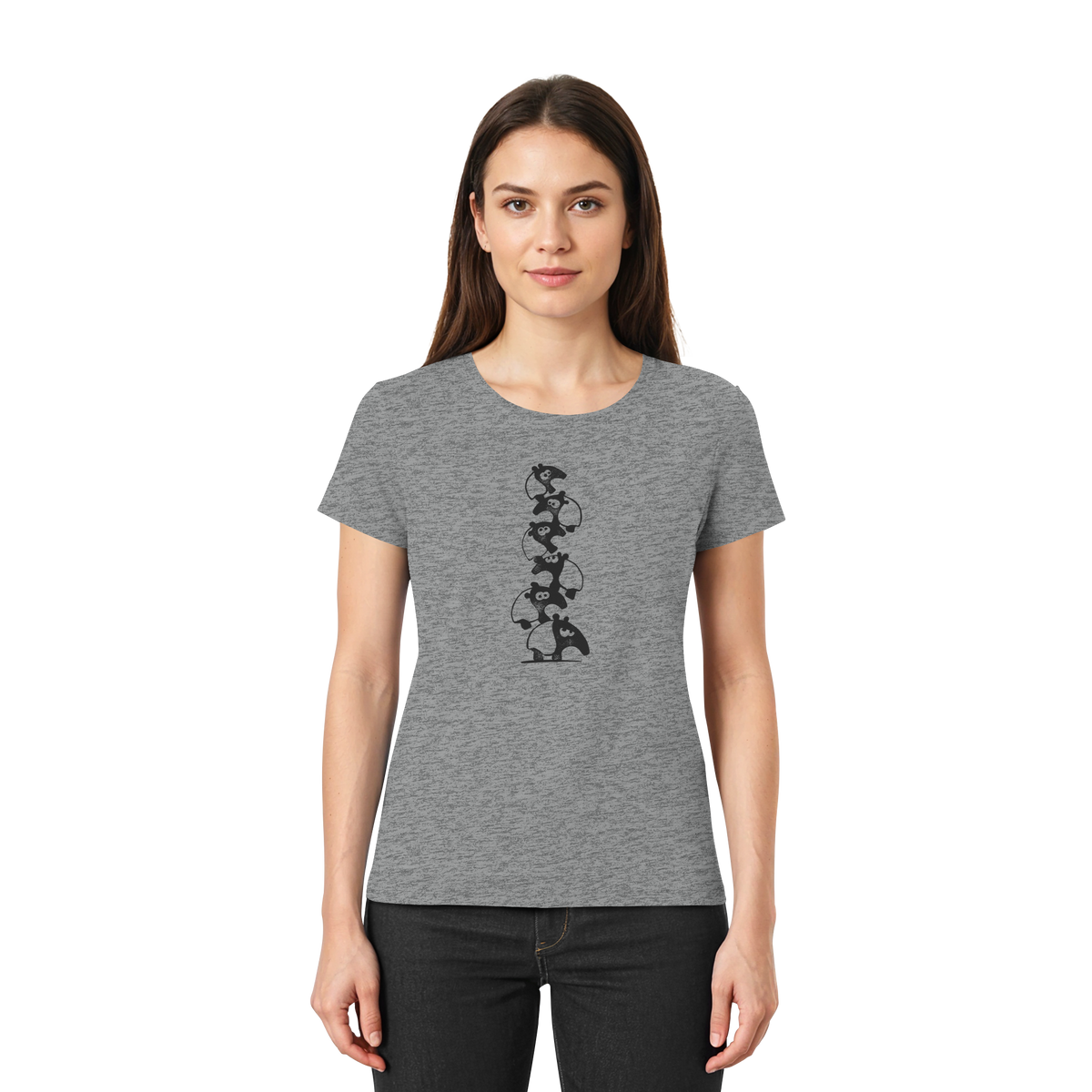 Lustiger Haufen aus Schabracken-Tapiren - Ladies Premium Shirt