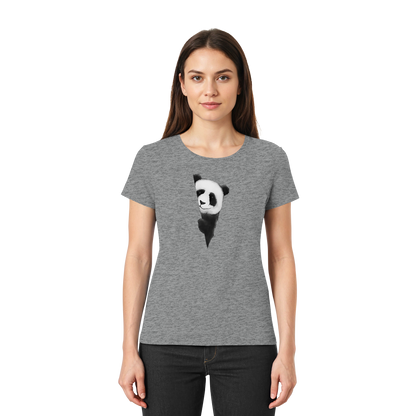 Panda Bär Illustration - Ladies Premium Shirt
