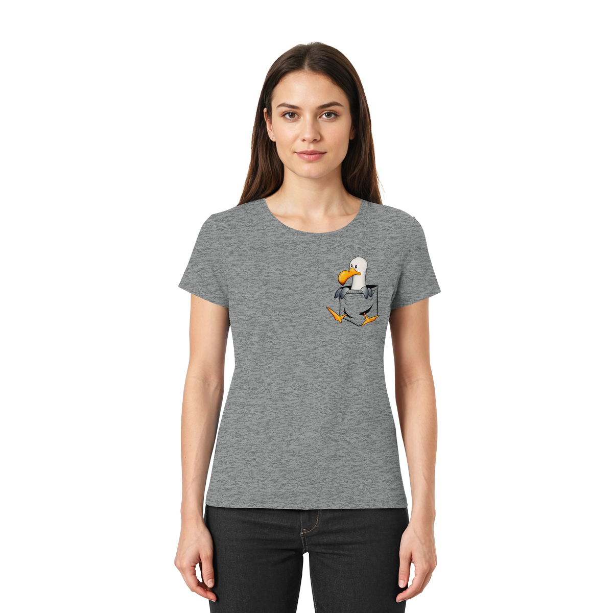 Kleine Möwe In Deiner Tasche - Ladies Premium Shirt