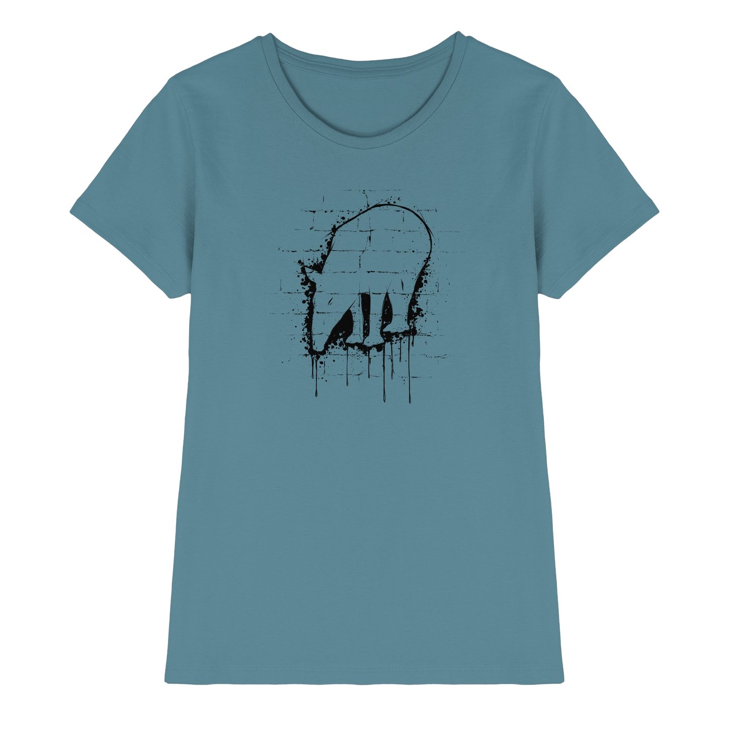 Urban Street Art Tapir Silhouette - Ladies Premium Shirt