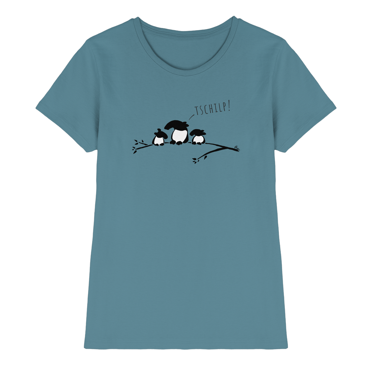 Drei kleine Tapir-Vögel - Ladies Premium Shirt