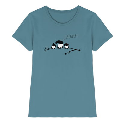 Drei kleine Tapir-Vögel - Ladies Premium Shirt