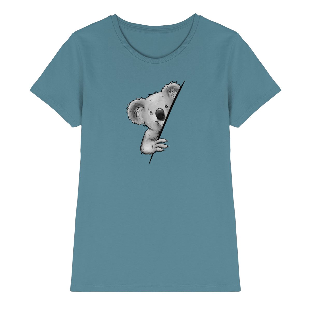 Koala Bär Illustration - Ladies Premium Shirt
