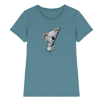 Koala Bär Illustration - Ladies Premium Shirt