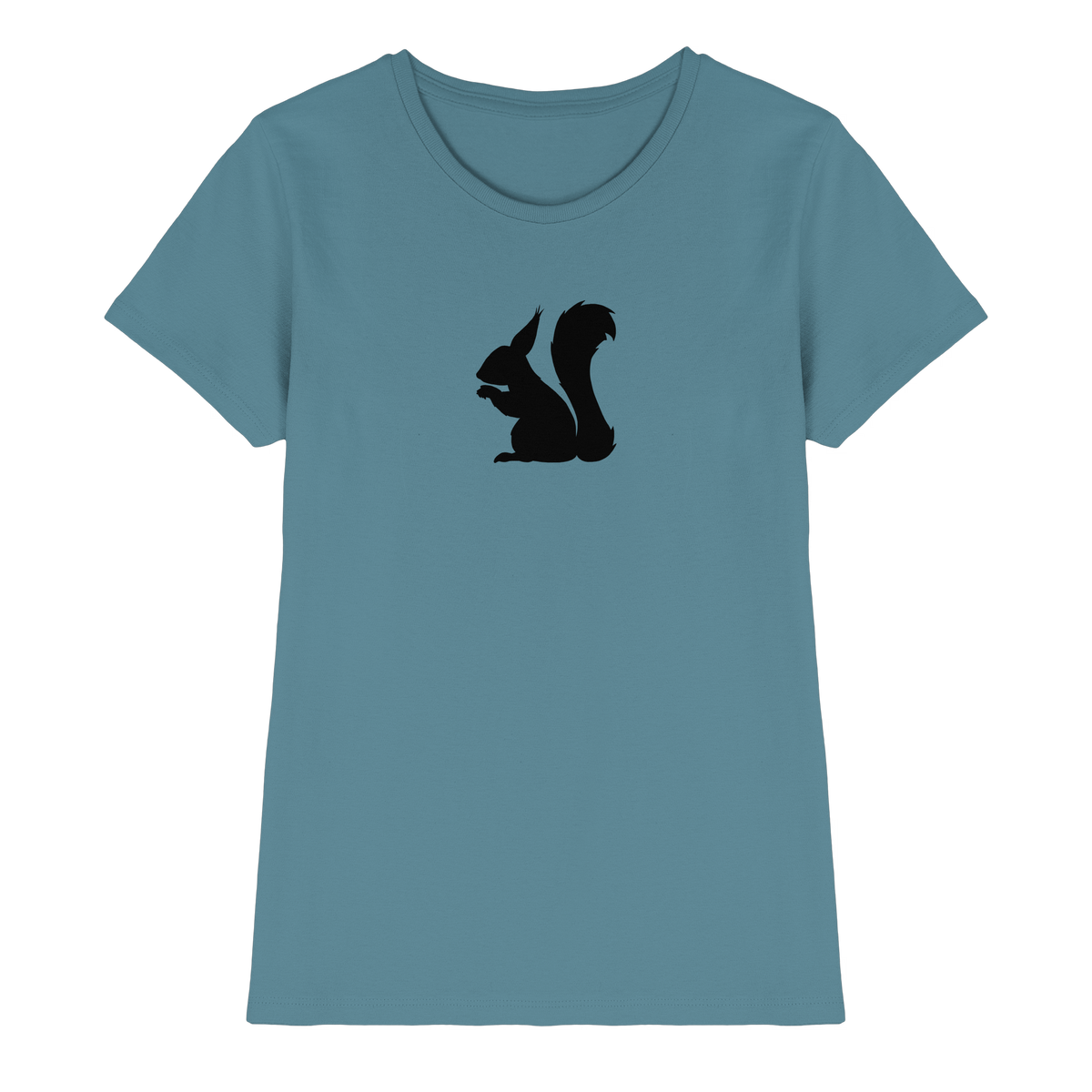 Eichhörnchen Silhouette - Ladies Premium Shirt