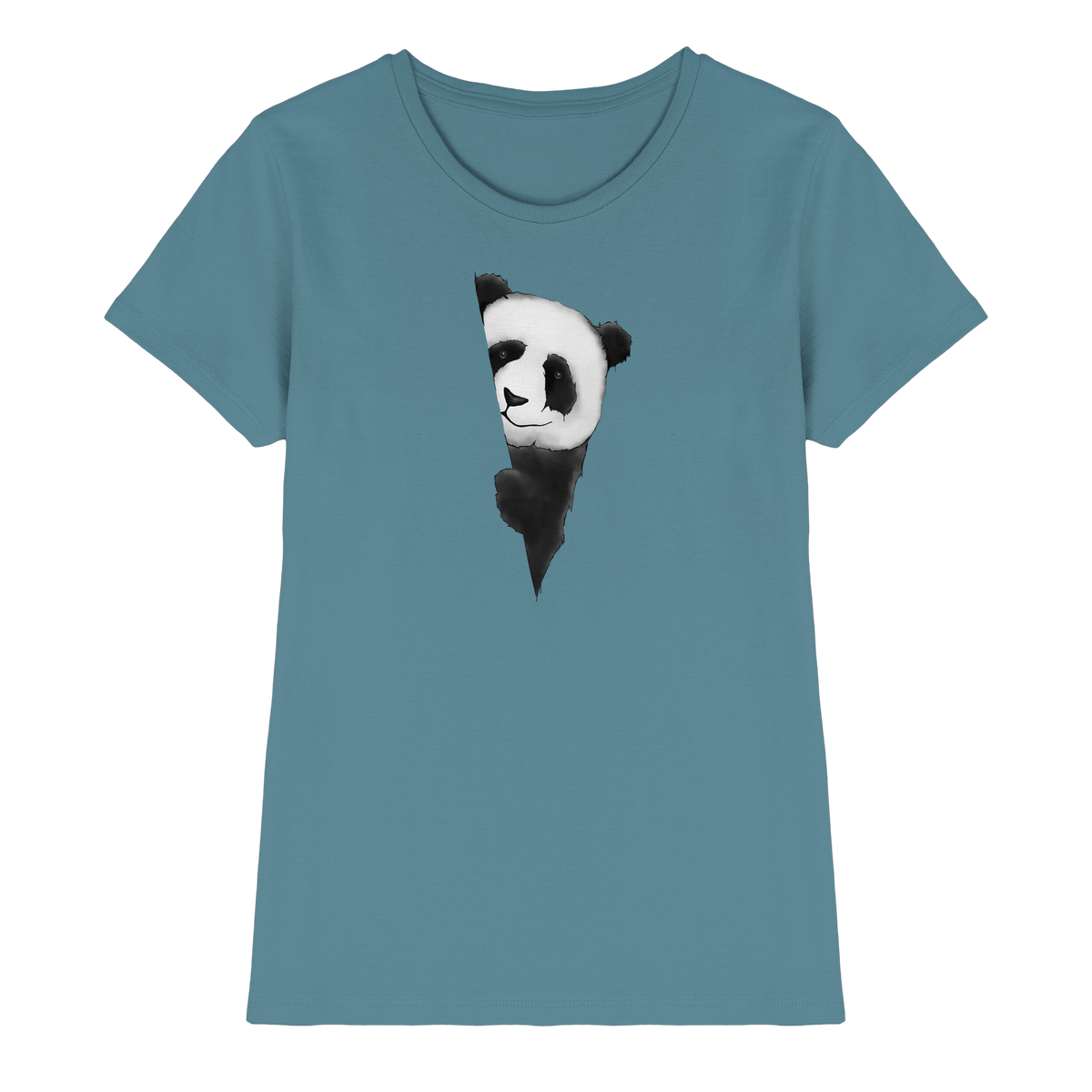 Panda Bär Illustration - Ladies Premium Shirt