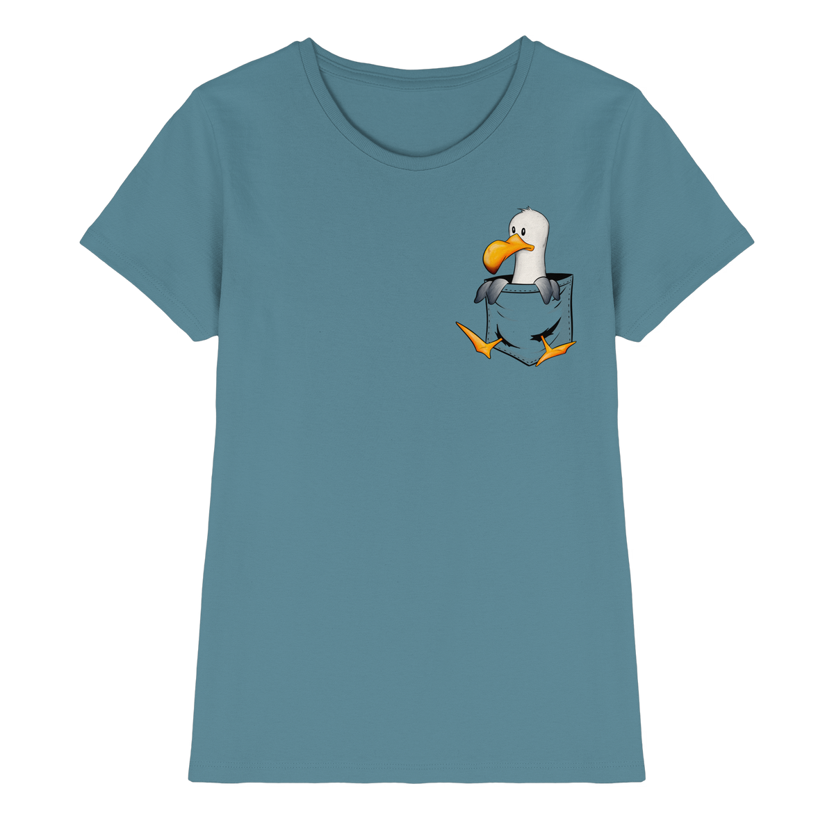Kleine Möwe In Deiner Tasche - Ladies Premium Shirt