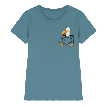 Kleine Möwe In Deiner Tasche - Ladies Premium Shirt