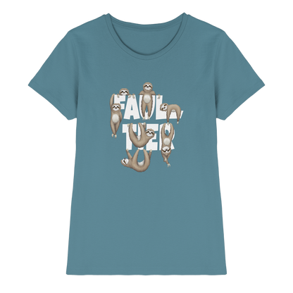 Viele gechillte Faultiere - Ladies Premium Shirt