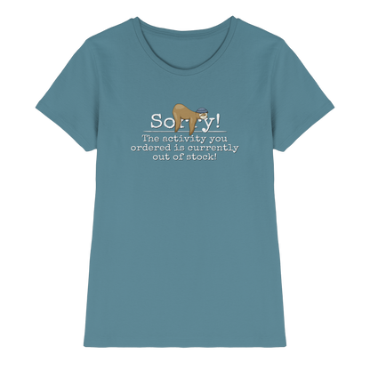 No-Activity Faultier - Ladies Premium Shirt