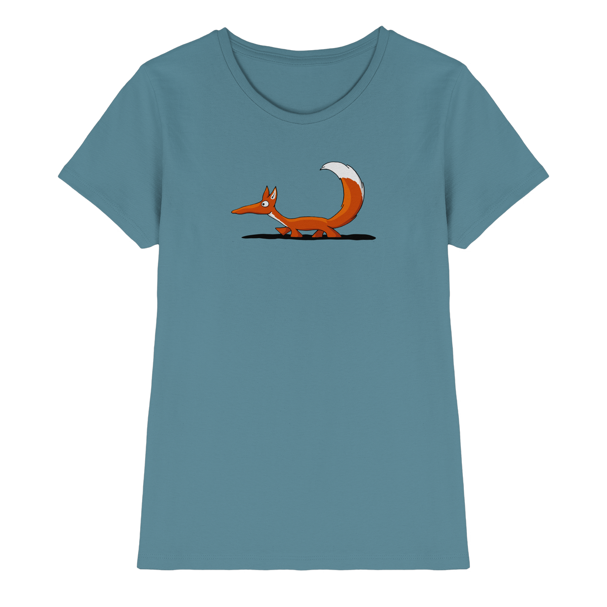 Lässiger cooler Fuchs | Mr. Fox, der Schleicher - Ladies Premium Shirt