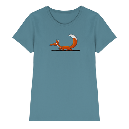Lässiger cooler Fuchs | Mr. Fox, der Schleicher - Ladies Premium Shirt