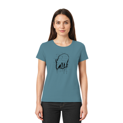 Urban Street Art Tapir Silhouette - Ladies Premium Shirt