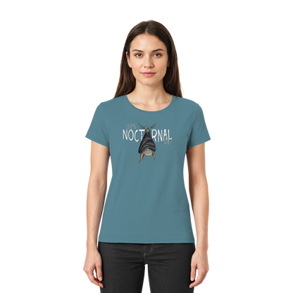100% nachtaktive Fledermaus - Ladies Premium Shirt