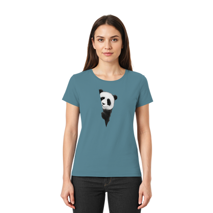Panda Bär Illustration - Ladies Premium Shirt